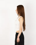 [MADE] W Chest Logo Crop Sleeveless