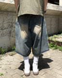 Rocker Vintage Washing Bermuda Denim
