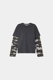 Zet Camo Layered Longsleeve