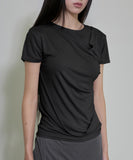 Asymmetrical Draped T-Shirt