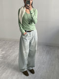 Vintage Long Wide Denim Pants