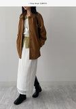 Cube Suede Single Half Jacket