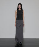 Crinkled Sleeveless