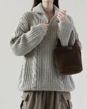 Hound High Neck Knit