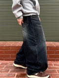 Cat Brush Washing Balloon Denim