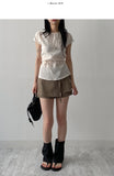 [Layered] Minuet Wrap Skirt Pants