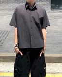Nylon Cooling Crop Short Sleeve Shirt