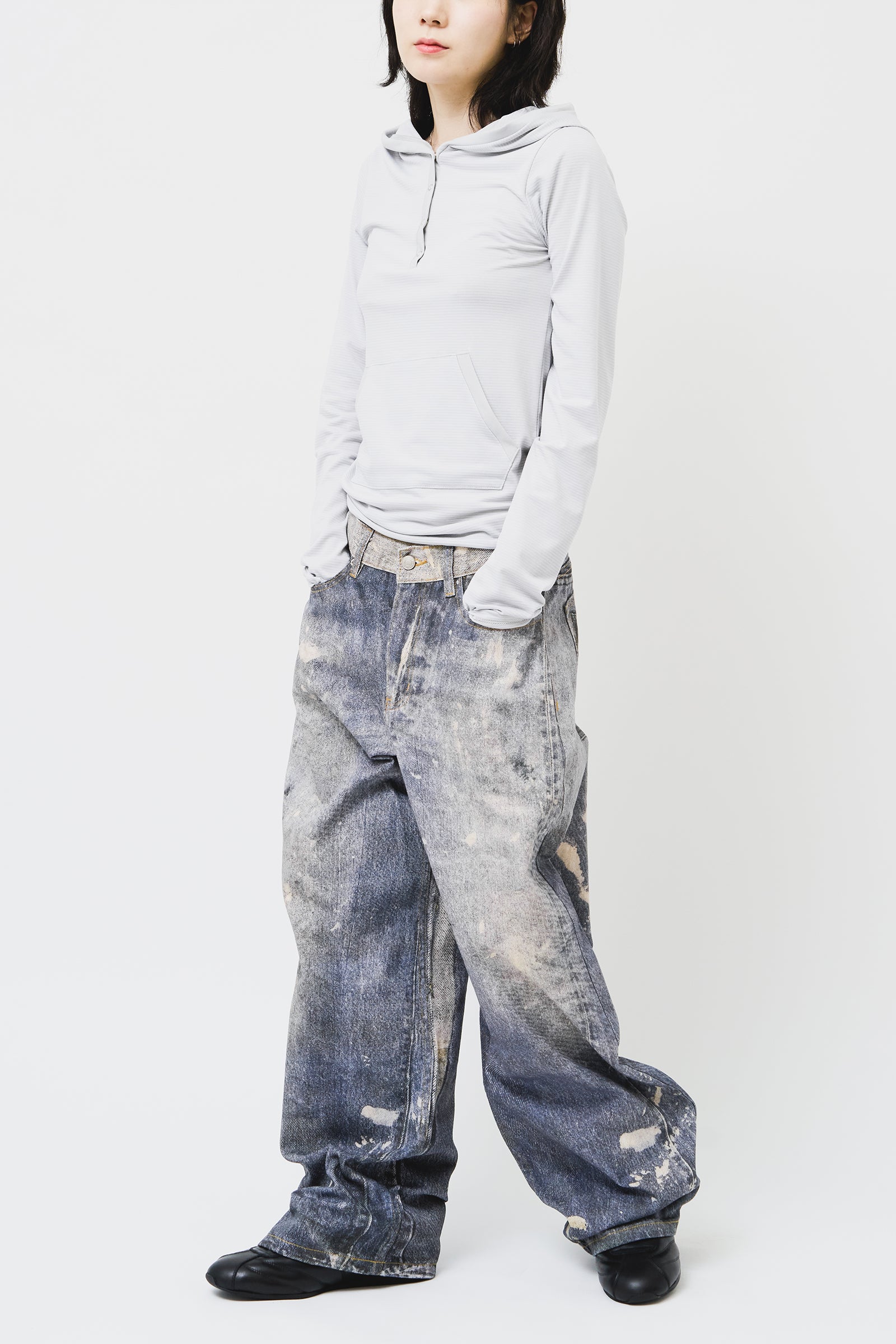 【HI FI FNK】Ten Wide Denim Pants HI FI FNK(ハイファイファンク) デニム・ジーパン(メンズ