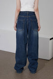loose fit deep denim