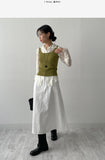 Wavy ribbed sleeveless