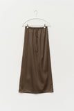 (W) Oslo Silk Long Skirt