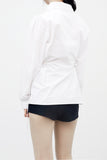 Pasia side string shirt