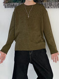 Round Cutting Knit Tee