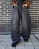 Ollic Wide Black Jeans