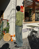 Leun Round Mohair Knit