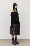 (W) Inter Wrap Hooded Top