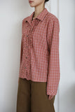 Annie Check Frill Shirt