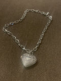 [only suzen] Briden Heart Chain Necklace