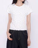 Daisy Flower Lace Feminine Short Sleeve T-shirt