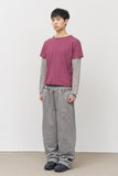 Hang Pigment Sagging Pants