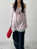 Flower Satin Layered Bustier One Piece
