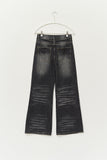 (W) Thunder Washed Bootscut Denim