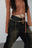 Antique Bold Chain Belt