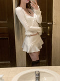 [only suzen] Stella Strap Lace Cardigan