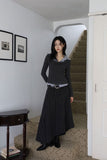 ST Unbalanced Geek Chic Long Skirt