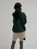 Hair Wool Mini Skirt