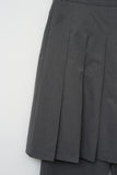(W) Quiz Pleats Skirt Pants