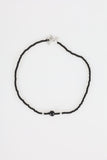 Asa black bead necklace