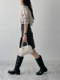 Naro V-Neck See-Through Blouse