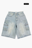 Roma carpenter denim bermuda pants