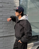 Crop MA-1 jacket