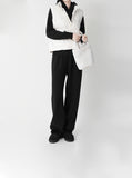 Duck Down High Neck Padded Vest