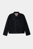 Off Velvet Denim Cropped JK