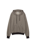 Kio Striped Zip Hoodie