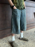 Haas Double Knee Bermuda Denim