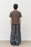 Oki Striped Wide Denim