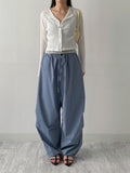 [Unisex] Stopper Parachute Banding Wide Pants