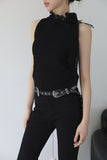 Washing Denim Eyelet Belt