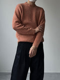 Two-Tuck Raw Wide Denim
