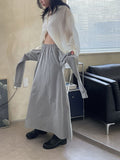 Tie Training Banding Long Skirt