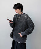 Royal Pigment Mesh Knit