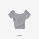 Sua Line Ribbed Short Sleeve T-shirt