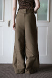 Dia cut wide pants