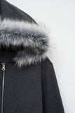 (W) Miko Fur Zip Hoodie