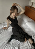 BLADE COLLAR SLEEVELESS
