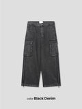 Russell Trackline Washed Cargo Denim